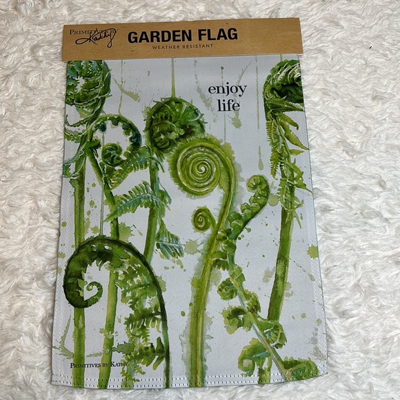 Primitives By Kathy Weather Resistant Enjoy Life Garden Flag - Picture 2 of 8